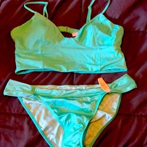 Turquoise bikini